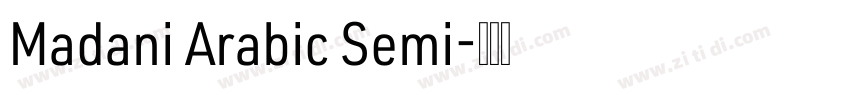 Madani Arabic Semi字体转换